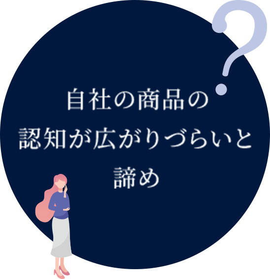 自社の商品の認知が広がりづらいと諦め